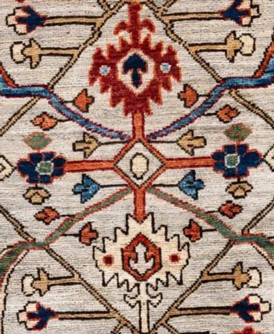 Adorn Hand Woven Rugs Serapi M0103 242 Rug Collection In Gray