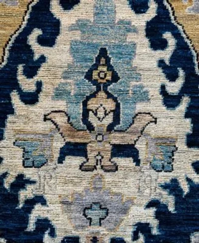 Adorn Hand Woven Rugs Serapi M0103 259 Rug Collection In Blue