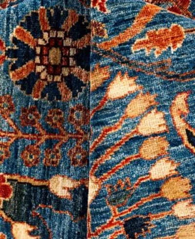 Adorn Hand Woven Rugs Serapi M0103 267 Rug Collection In Blue