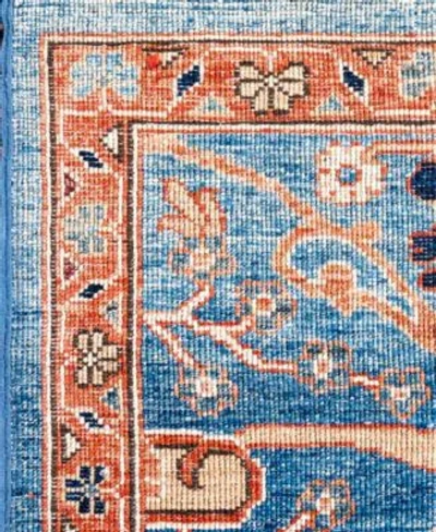 Adorn Hand Woven Rugs Serapi M0103 267 Rug Collection In Blue