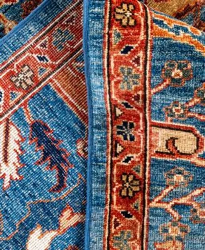 Adorn Hand Woven Rugs Serapi M0103 267 Rug Collection In Blue