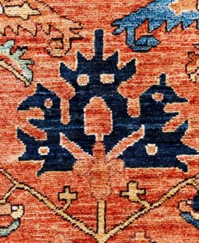 Adorn Hand Woven Rugs Serapi M0103 279 Rug Collection In Orange