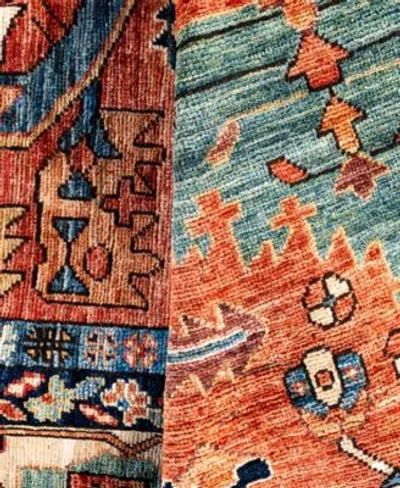 Adorn Hand Woven Rugs Serapi M0103 279 Rug Collection In Orange