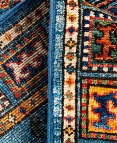 Adorn Hand Woven Rugs Serapi M0103 296 Rug Collection In Blue