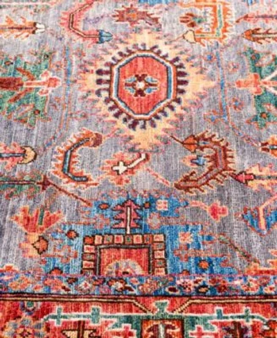 Adorn Hand Woven Rugs Serapi M0103 295 Rug Collection In Gray