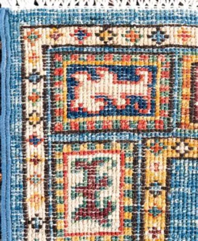 Adorn Hand Woven Rugs Serapi M0103 296 Rug Collection In Blue