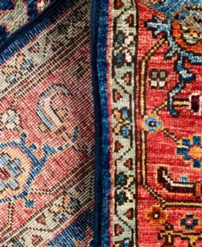 Adorn Hand Woven Rugs Serapi M0103 297 Rug Collection In Blue