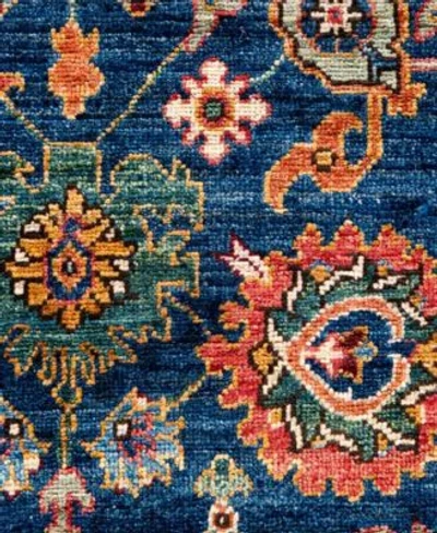 Adorn Hand Woven Rugs Serapi M0103 297 Rug Collection In Blue