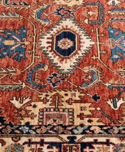 Adorn Hand Woven Rugs Serapi M0103 313 Rug Collection In Red