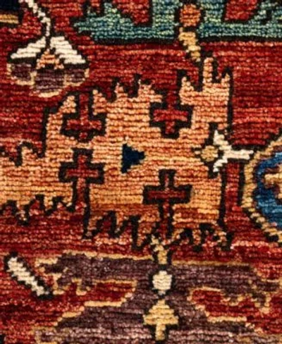 Adorn Hand Woven Rugs Serapi M0103 313 Rug Collection In Red