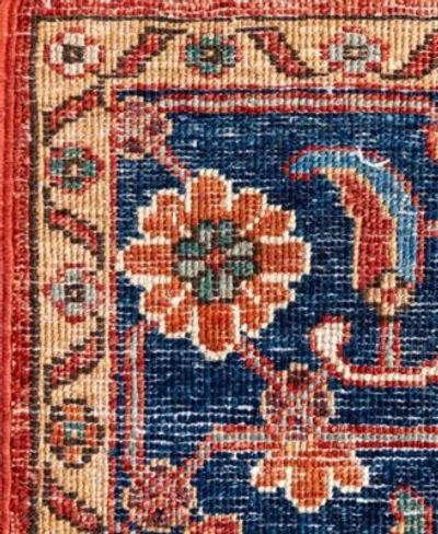 Adorn Hand Woven Rugs Serapi M0103 318 Rug Collection In Red