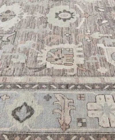 Adorn Hand Woven Rugs Colorful Oushak M0103 32 Rug Collection In Brown