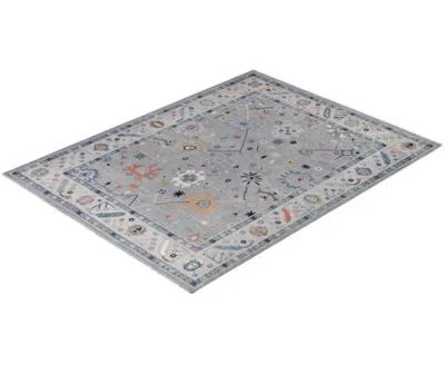 Adorn Hand Woven Rugs Colorful Oushak M0103 35 Rug Collection In Gray