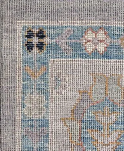 Adorn Hand Woven Rugs Colorful Oushak M0103 35 Rug Collection In Gray