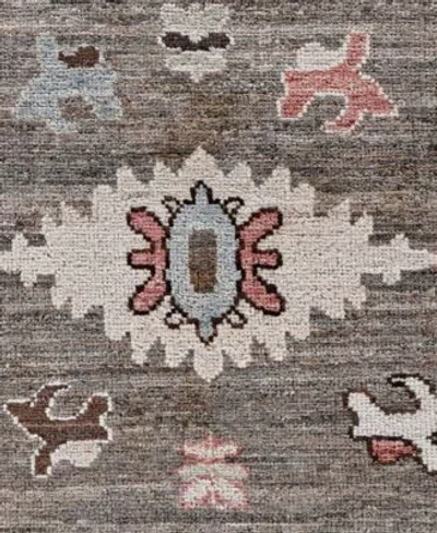 Adorn Hand Woven Rugs Colorful Oushak M0103 46 Rug Collection In Brown