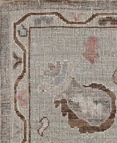 Adorn Hand Woven Rugs Colorful Oushak M0103 46 Rug Collection In Brown