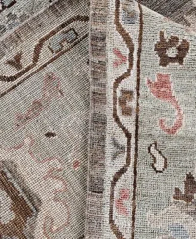 Adorn Hand Woven Rugs Colorful Oushak M0103 46 Rug Collection In Brown