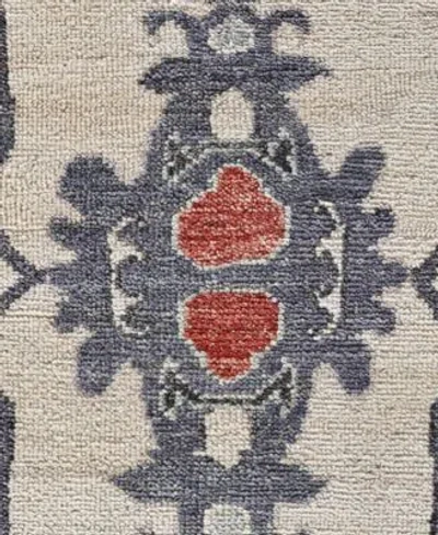 Adorn Hand Woven Rugs Colorful Oushak M0103 50 Rug Collection In White