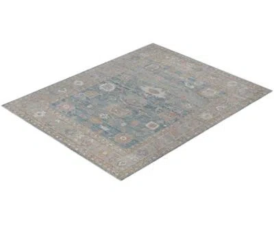 Adorn Hand Woven Rugs Colorful Oushak M0103 48 Rug Collection In Blue