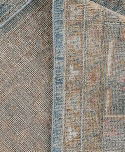 Adorn Hand Woven Rugs Colorful Oushak M0103 48 Rug Collection In Blue