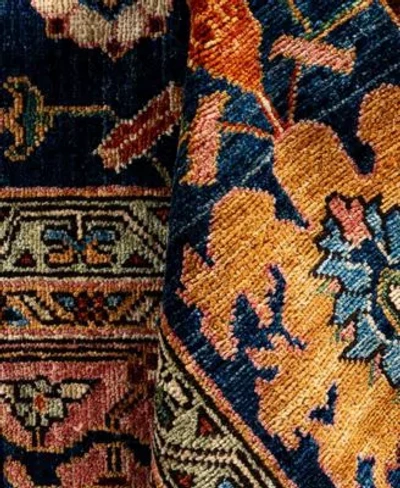 Adorn Hand Woven Rugs Serapi M0103 62 Rug Collection In Blue