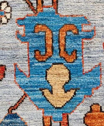 Adorn Hand Woven Rugs Serapi M0103 64 Rug Collection In Gray