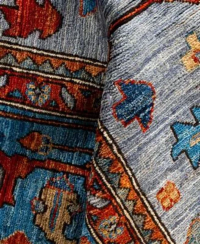 Adorn Hand Woven Rugs Serapi M0103 64 Rug Collection In Gray