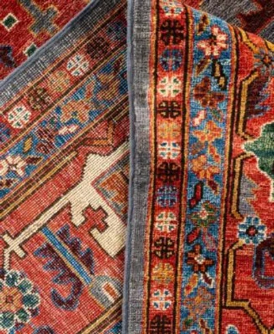 Adorn Hand Woven Rugs Serapi M0103 70 Rug Collection In Gray