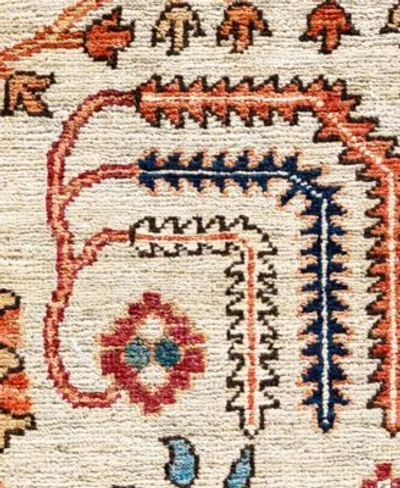 Adorn Hand Woven Rugs Serapi M0103 68 Rug Collection In Gray