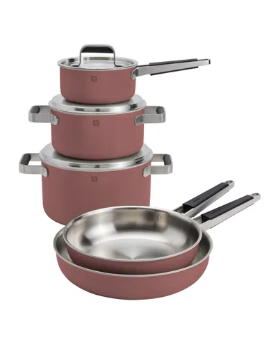 Zwilling Pure Stainless Steel 8-piece Cookware Set In Multi