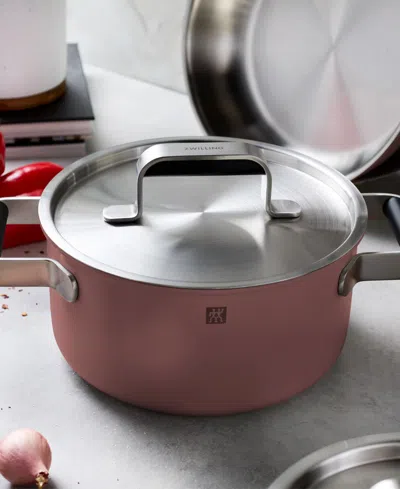 Zwilling Pure Stainless Steel 8-piece Cookware Set In Multi