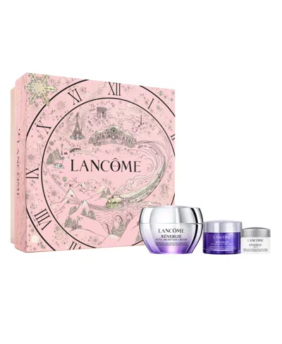 Lancôme Renergie Eye And Face Cream Skincare Set In Transparent