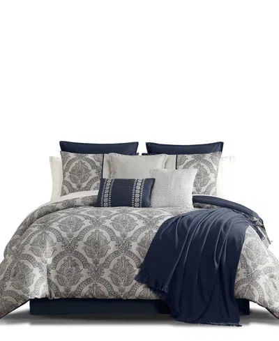 Hallmart Collectibles Teisha Damask 14-pc. Comforter Set, King In Multi