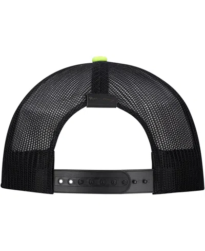 Lids Men's And Women's White/neon Green Rick And Morty Graphic Foam Trucker Adjustable Hat