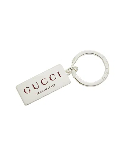 Gucci Silver Key Ring In Metallic