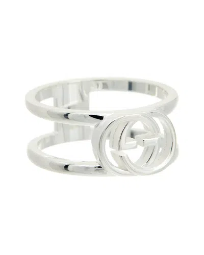 Gucci Silver Ring In Metallic