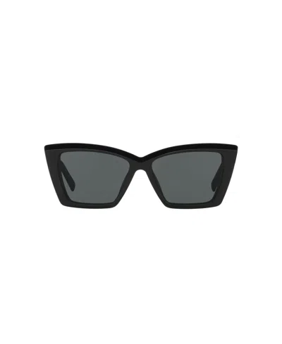 Saint Laurent Sl 657 Cat-eye Sunglasses In Black