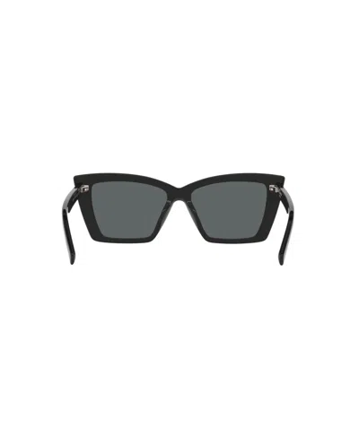Saint Laurent Sl 657 Cat-eye Sunglasses In Black