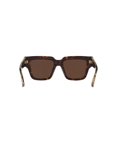 Bottega Veneta Womens Brown Bv1276s Rectangular-frame Acetate Sunglasses In Brown