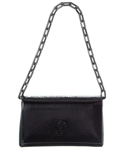 Christian Louboutin Loubi54 Patent Shoulder Bag In Black