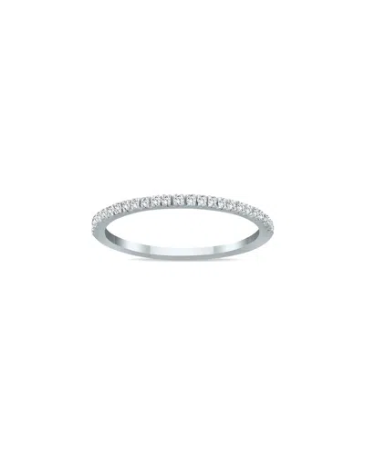 True Diamond 14k 0.15 Ct. Tw. Diamond Ring In Metallic