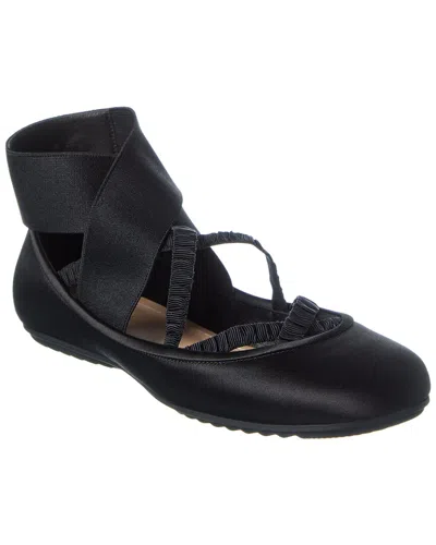 Dior Shade Leather Ballet Flat In Black
