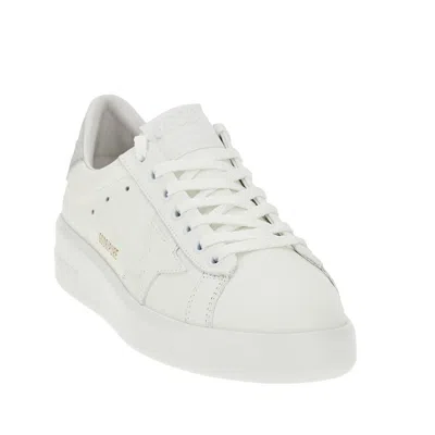 Golden Goose Michael Michael Kors Black Leather Collette Ballerinas In White