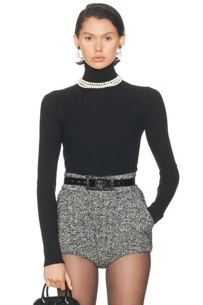 Dolce & Gabbana Turtleneck Sweater In Black