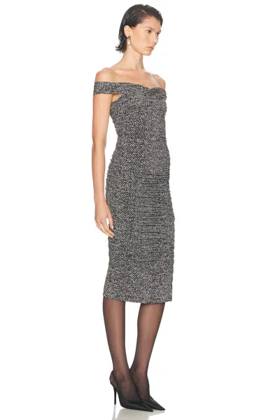 Dolce & Gabbana Dolce&gabbana Women Silk Dress In Gray