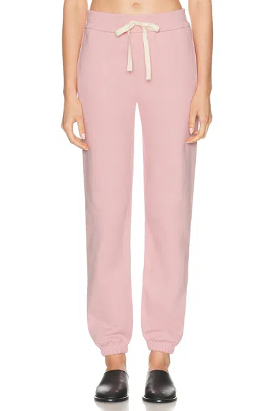 Jil Sander Cotton Joggers With Elastic Waistband And Cuffs In Pink
