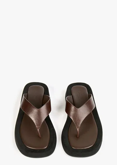 Tony Bianco Kyra Toe Thong Sandals In Black