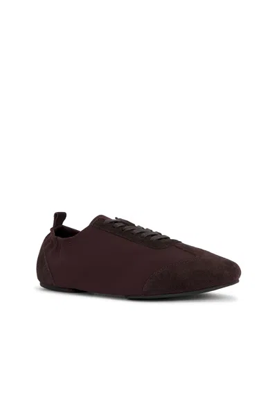 St Agni Ballet Sneaker In Brown