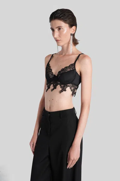 Blumarine Topwear In Black Polyester In Black
