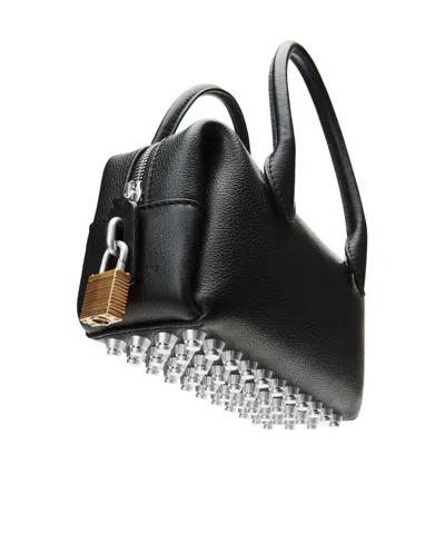 Alexander Wang Compact Roux Tote Bag With Studded Detailing In Black
